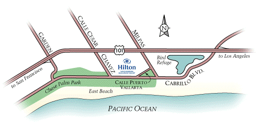 Directions to Dimitar Tennis Academy, Santa Barbara, CA