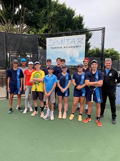 Australian tennis team visiting Santa Barnara 2018